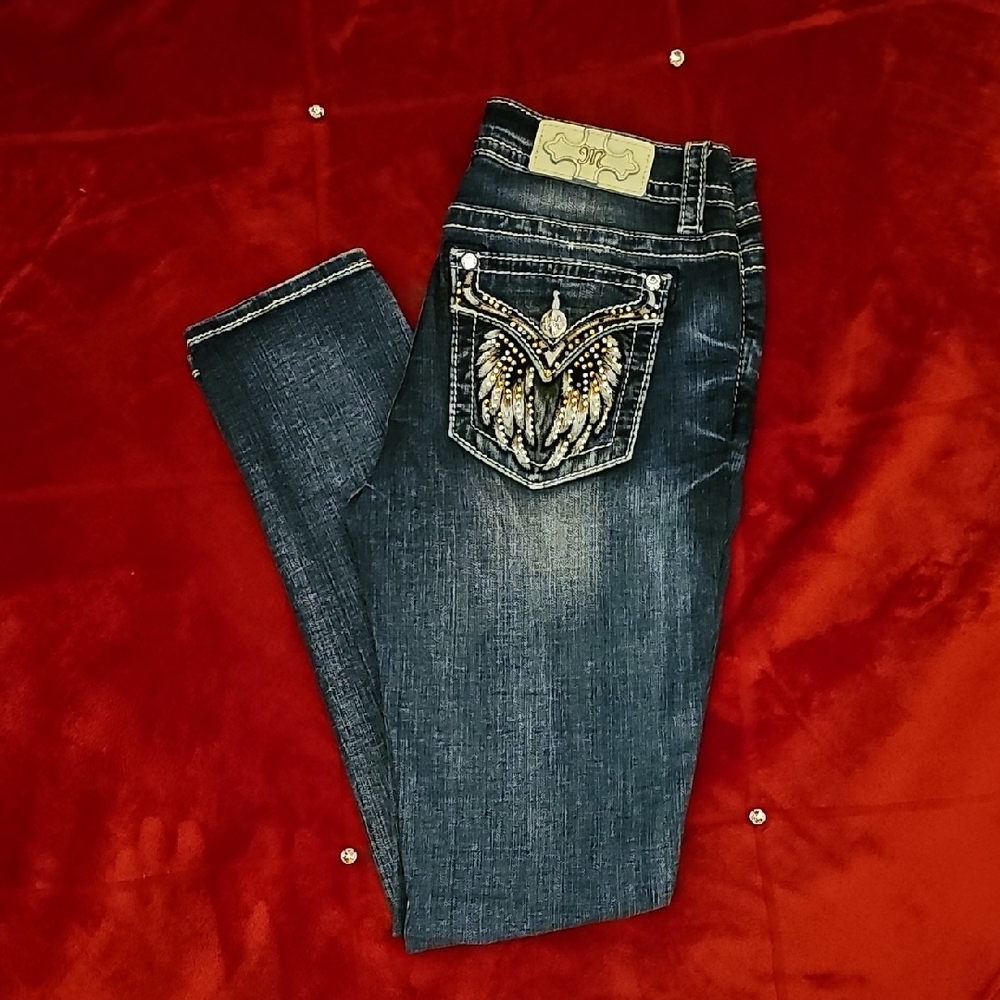 Miss Me   SkinnyJeans with Embellished Design
